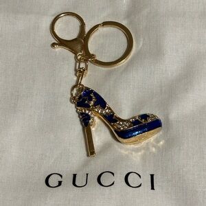 Gold High Heel Keychain